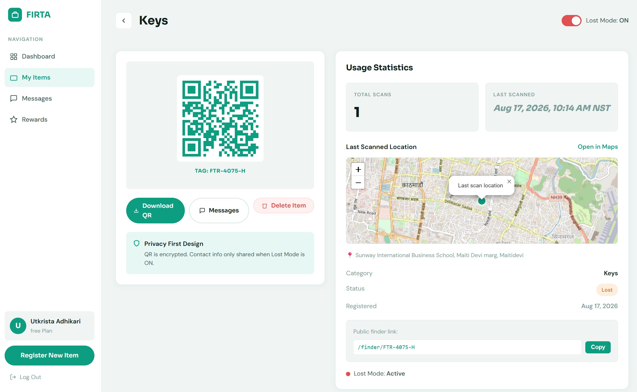 Firta - Working Website